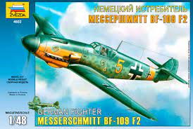 4802 Zvezda German IIWW fighter Messerschmitt Bf109 F2