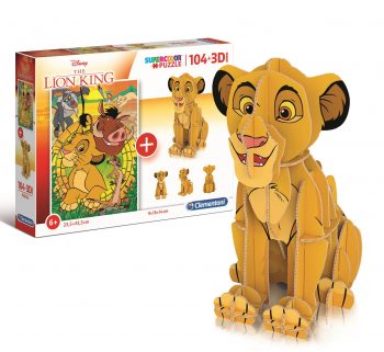 20158 Disney Lion King - 104 pcs - Puzzle 104 + 3D Model