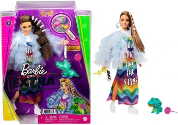 GYJ78 Mattel Barbie lėlė Žydru švarkeliu
