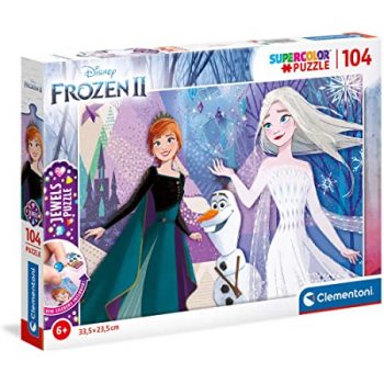 20182 Clementoni Dėlionė Jewels Disney Frozen-2, 104 det.