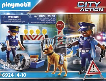 Playmobil City action, Policijos patruliai ir kliūčių ruožas, 6924