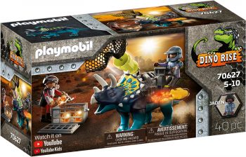 Playmobil Dino Rise, Triceratops: Battle for the Legendary Stones, 70627