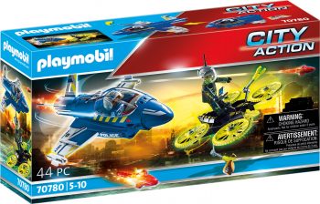 Playmobil City action, Policijos lėktuvas su dronu, 70780