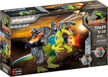 Playmobil Dino Rise, Spinosaurus: Dviguba gynybos jėga, 70625