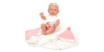 Kūdikėlis su priedais, 26 cm, AR60691