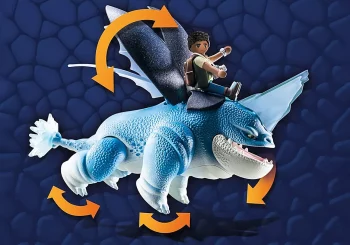 Playmobil Dragons, The Nine Realms - Plowhorn and D, 71082