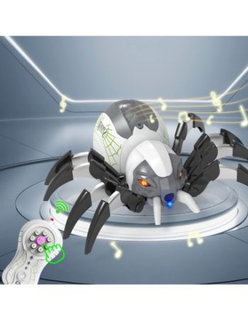1422 Interaktyvus r/c robotas voras leidžiantis garus su valdymo pultu