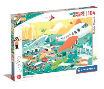 25734 Clementoni Big Airport - 104 pcs - Supercolor Puzzle