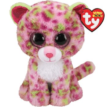 TY36476 TY Beanie Boos pliušinis rožinis leopardas LAINEY 23cm