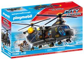 Playmobil City Action, Tactical Unit pagalbos sraigtasparnis, 71149