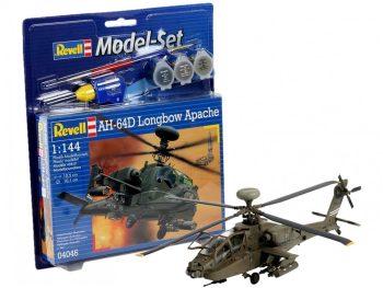 64046 Revell - Boeing AH-64D Longbow Apache dovanų komplektas, 1/144,