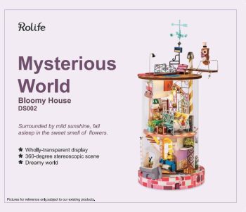 DS002 Bloomy House DIY Glass Miniature Dollhouse kit